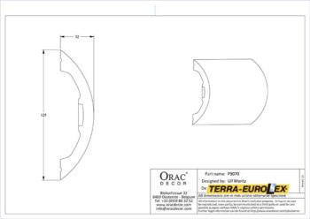 P3070 Radius схема с размерами